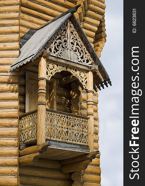 Wooden Carved Balcony