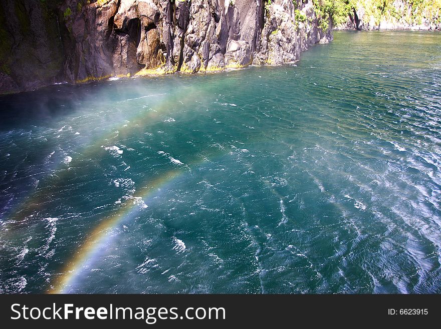 rainbows Milford Sound