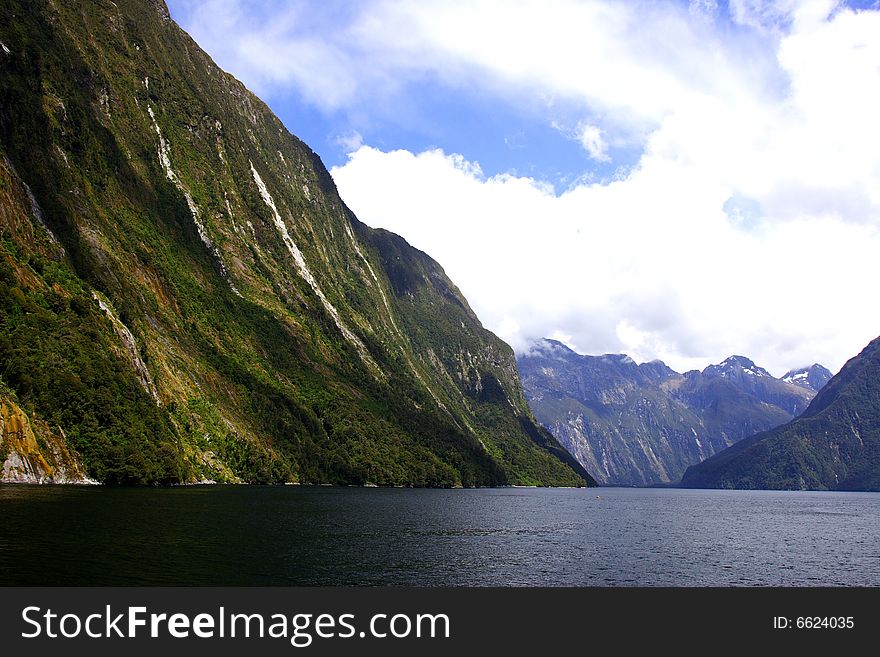 Cruising in Milford Sounds New Zealand, 200711, . Cruising in Milford Sounds New Zealand, 200711,