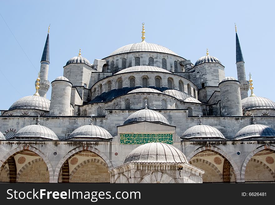 Famous Blue Mosque in Istanbul Turkey