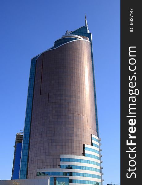 Modern office building, Astana, capital of Kazakhstan. Modern office building, Astana, capital of Kazakhstan