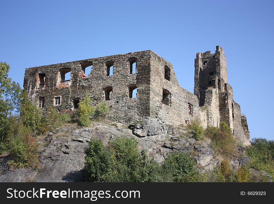 Ruins of the castle Okor