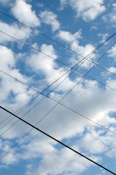 Wired Sky. Royalty Free Stock Image Wired Sky. Royalty Free Stock Image