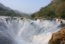 Waterfall In Mountain Royalty Free Stock Photo Waterfall In Mountain Royalty Free Stock Photo