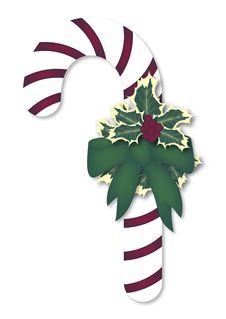Red Candy Cane Royalty Free Stock Image Red Candy Cane Royalty Free Stock Image