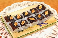 Chocolate Brownie Fudge Royalty Free Stock Images Chocolate Brownie Fudge Royalty Free Stock Images