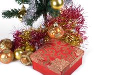 Present Under The Christmas Tree Royalty Free Stock Image Present Under The Christmas Tree Royalty Free Stock Image