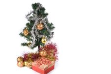 Present Under The Christmas Tree Stock Photography Present Under The Christmas Tree Stock Photography