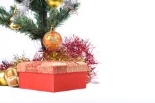 Present Under The Christmas Tree Royalty Free Stock Photography Present Under The Christmas Tree Royalty Free Stock Photography
