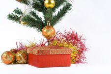 Present Under The Christmas Tree Royalty Free Stock Image Present Under The Christmas Tree Royalty Free Stock Image