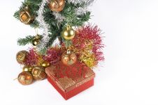 Present Under The Christmas Tree Royalty Free Stock Photo Present Under The Christmas Tree Royalty Free Stock Photo