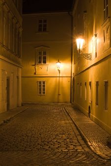 Night Prague Scenery Stock Images Night Prague Scenery Stock Images