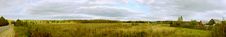 Panorama Village And The Sky Royalty Free Stock Images Panorama Village And The Sky Royalty Free Stock Images