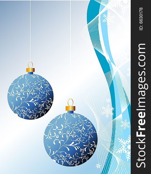 Christmas Background fully editable vector illustration