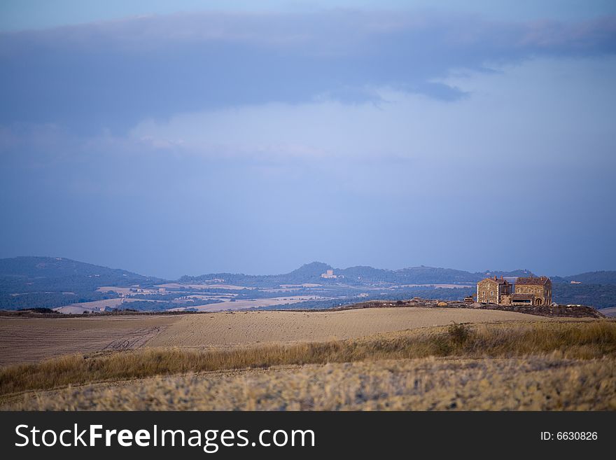 Tuscan landscape whit cloud, valle d'Orcia, italy. Tuscan landscape whit cloud, valle d'Orcia, italy