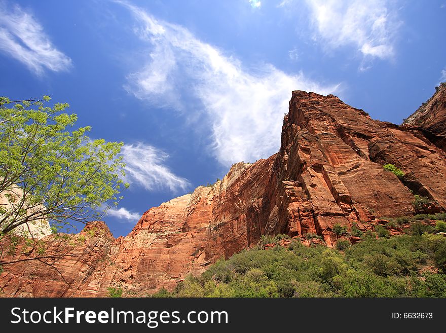 Cliffs in Zion