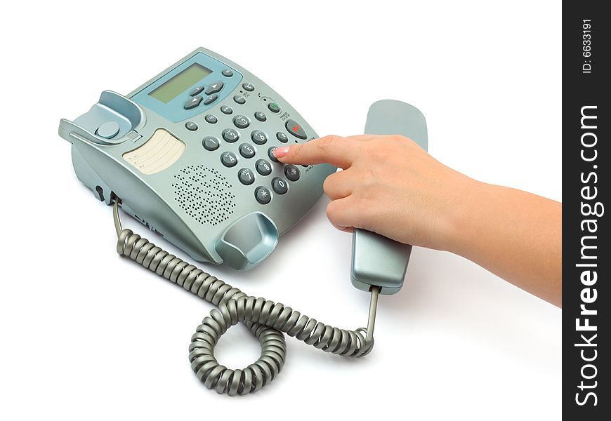 Telephone And Hand