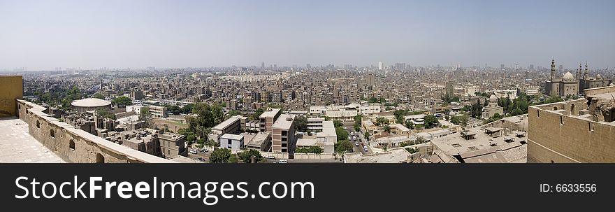 Panorama of Cairo, the capital of Egypt. Panorama of Cairo, the capital of Egypt