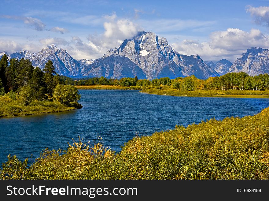 Oxbow Bend in Grand Teton National Park