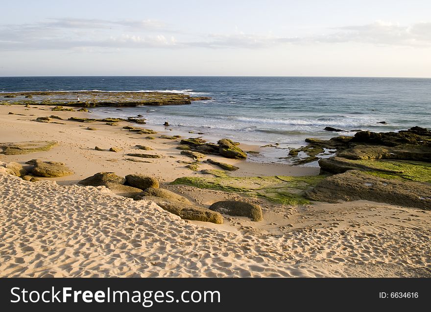 Beach on the Trafalgar Cape in Spain