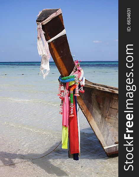 Long Tail Boat In Thailand