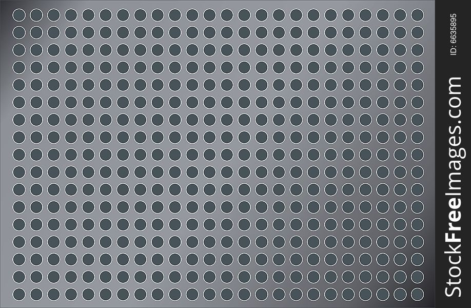 Metalic Background With Holes