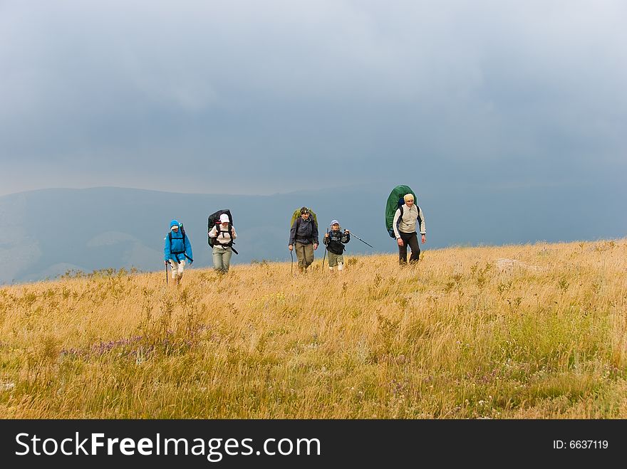 Family hikes in Crimea mountains. Family hikes in Crimea mountains