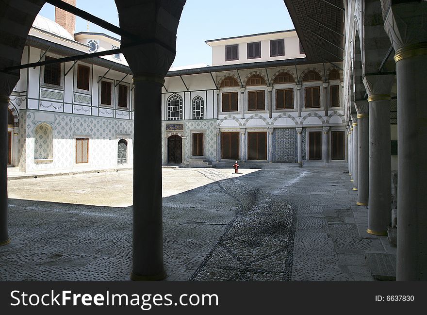 Image of Interior room from Topkapi Palace in Istanbul - Turkey (the Harem)