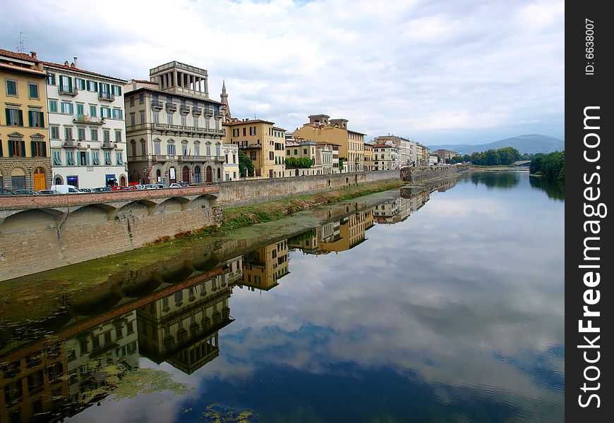 Arno River In Florence - Tuscany