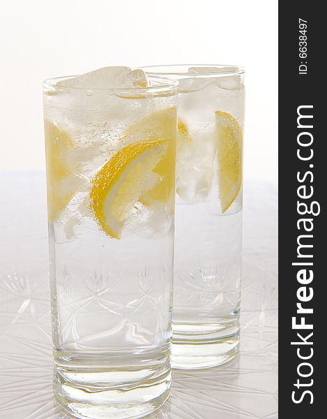 Water With Fresh Lemon