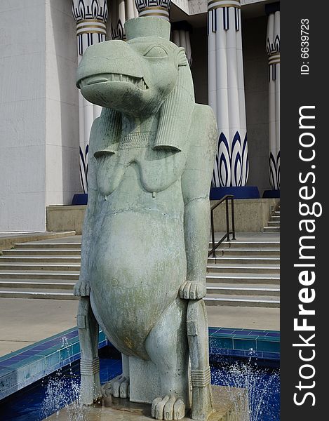 Fountain - Replica of ancient egyptian sculpture