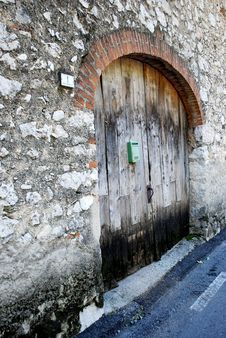 Old Wood Door Stock Images