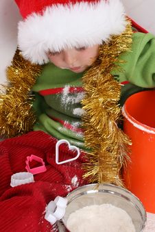 Baking Christmas Cookies Royalty Free Stock Images Baking Christmas Cookies Royalty Free Stock Images