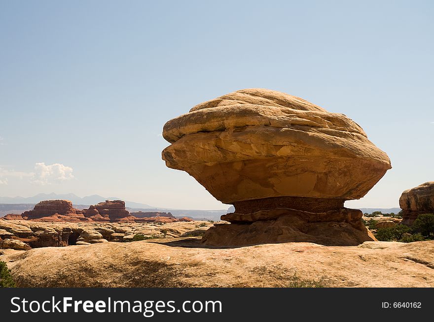 Fly by of canyonlands in utah during summer. Fly by of canyonlands in utah during summer