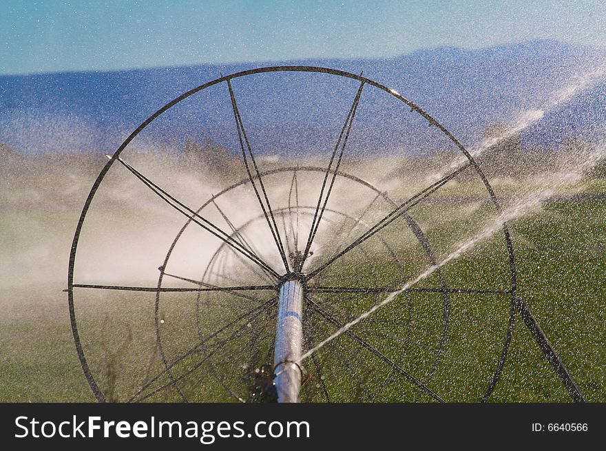 A watering system in Central Oregon. A watering system in Central Oregon