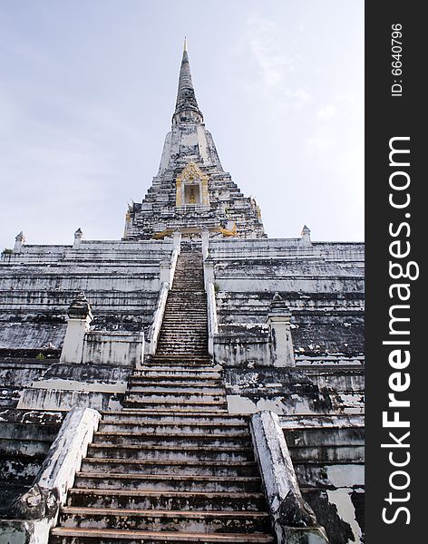 Ancient architecture monument in thailand for worship. Ancient architecture monument in thailand for worship