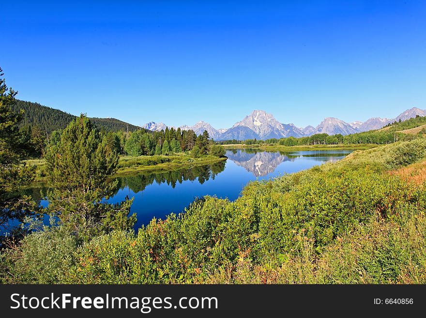 The Oxbow Bend Turnout in Grand Teton