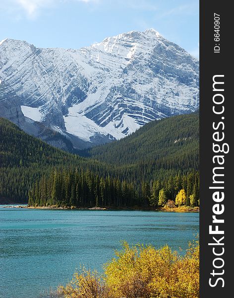 Upper Lake at Kananaskis Country Alberta Canada