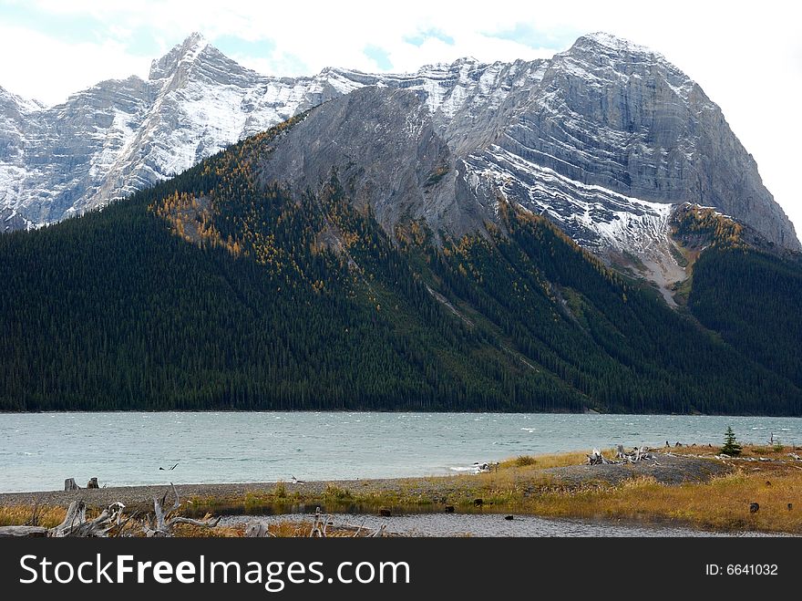 Upper Lake at Kananaskis Country Alberta Canada