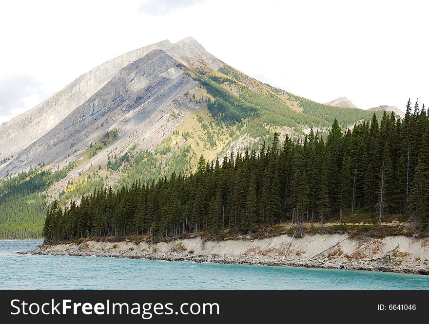 Upper Lake at Kananaskis Country Alberta Canada