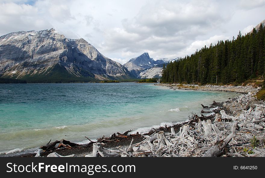 Upper Lake at Kananaskis Country Alberta Canada