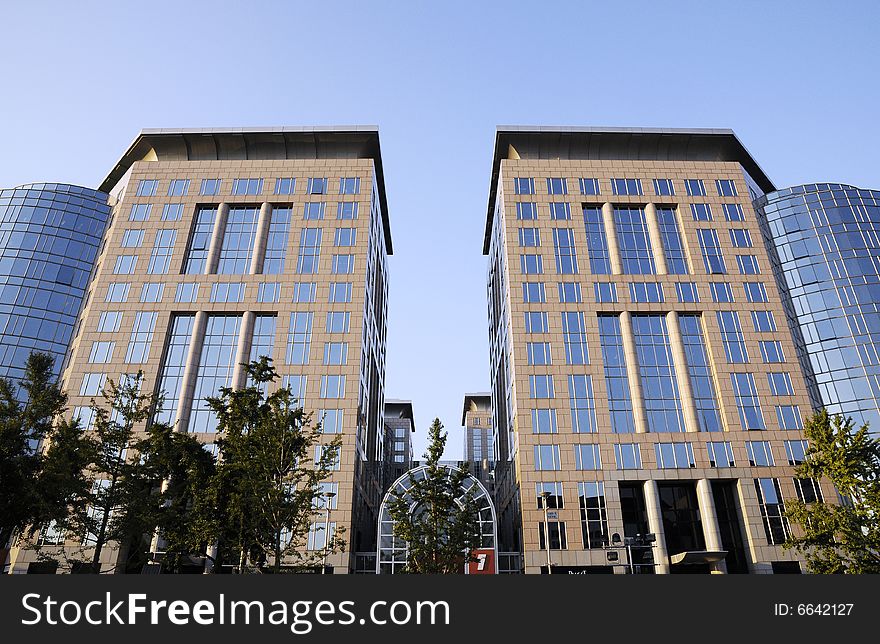 Modern Office building, business park