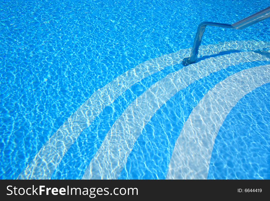 Steps of a Swimming Pool Provide an Abstract Background Image. Steps of a Swimming Pool Provide an Abstract Background Image.