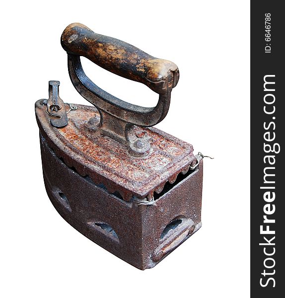 Old Iron. Isolated (clipping path included). Old Iron. Isolated (clipping path included).