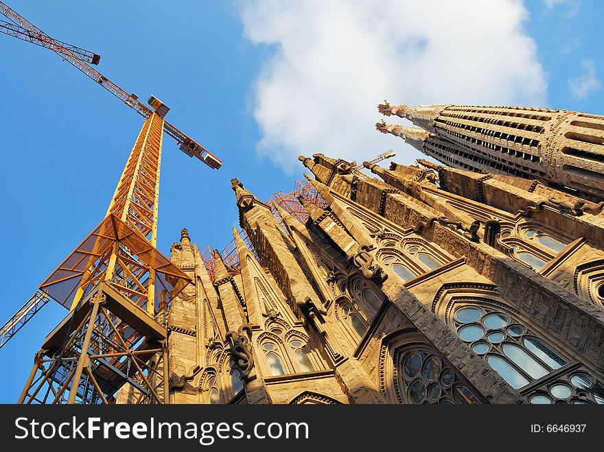 Sagrada Familia in Barcelona, Spain