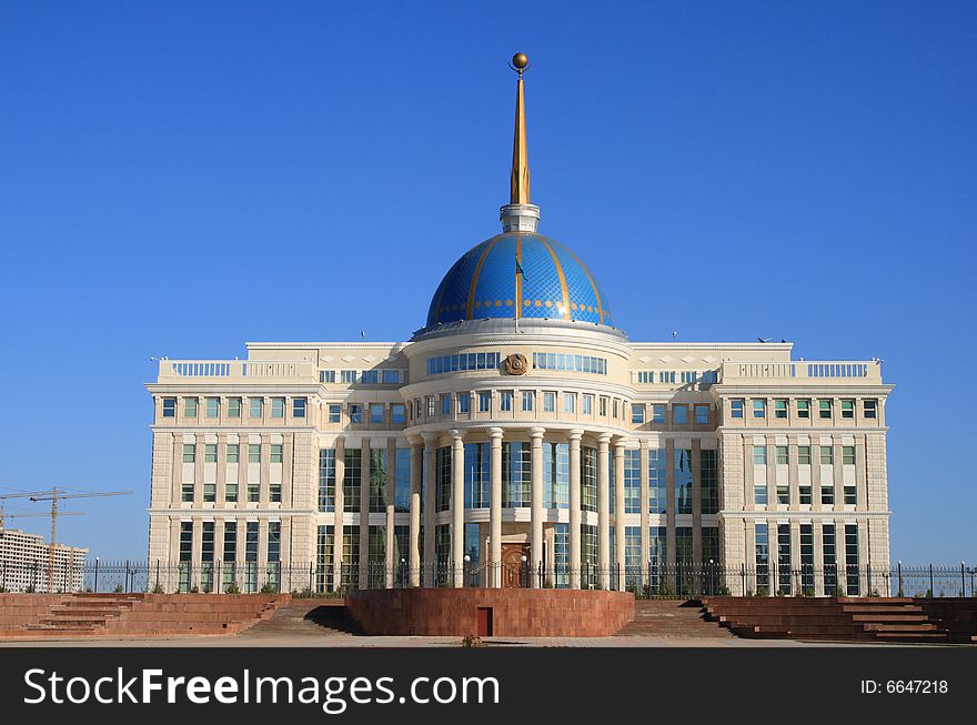 Palace of president Astana Kazakhstan. Palace of president Astana Kazakhstan