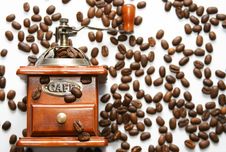 Old-fashioned Coffee Grinder Royalty Free Stock Photos Old-fashioned Coffee Grinder Royalty Free Stock Photos