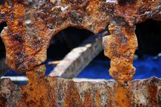 Rusty Shipwreck Hole - 1 Stock Photo Rusty Shipwreck Hole - 1 Stock Photo