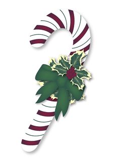 Red And Green Candy Cane Royalty Free Stock Photography Red And Green Candy Cane Royalty Free Stock Photography