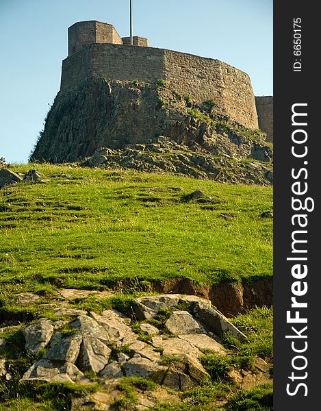 Rocks and the castle